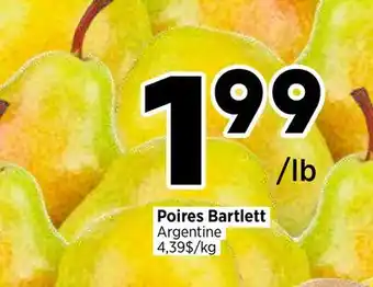Val-Mont Poires Bartlett Argentine offer