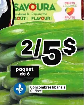 Val-Mont Concombres libanais offer
