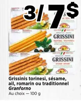 Val-Mont Grissinis torinesi, sésame, ail, romarin ou traditionnel Granforno offer