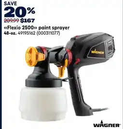 RONA Flexio 2500 paint sprayer 48-oz offer