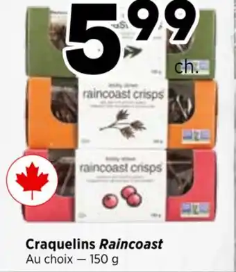 Val-Mont Craquelins Raincoast offer