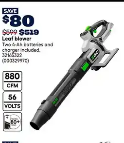 RONA EGO POWER+ Leaf blower offer