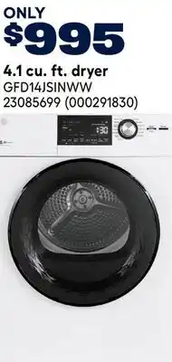 RONA GE 4.1 cu. ft. dryer offer