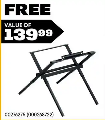 RONA DEWALT DW7451 Table Saw Stand - Black - Folding and Portable - 14-lb offer