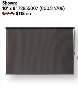 RONA COOLAROO 10' x 8' Outdoor roller shades offer