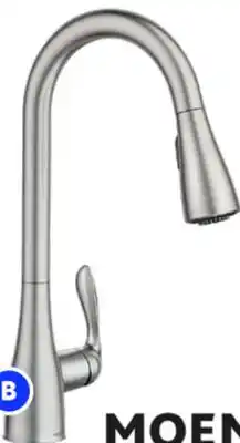 RONA MOEN Stainless steel finish pull-down kitchen faucets offer