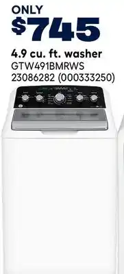 RONA GE Appliances 4.9 cu. ft. washer offer