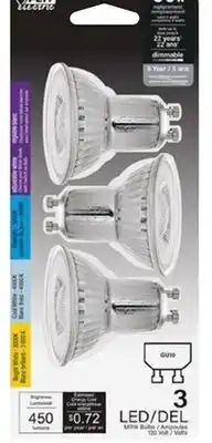 RONA 3 CCT GU10, dimmable FEIT CCT LED Bulbs offer