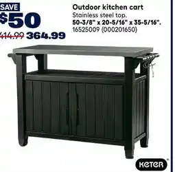 RONA Keter Outdoor kitchen cart offer