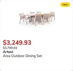 Club Piscine Area Outdoor Dining Set offer