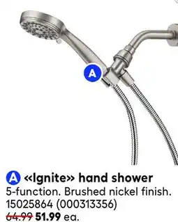 RONA Ignite hand shower offer