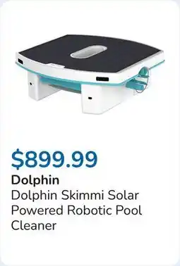 Club Piscine Dolphin Skimmi Solar Powered Robotic Pool Cleaner offer