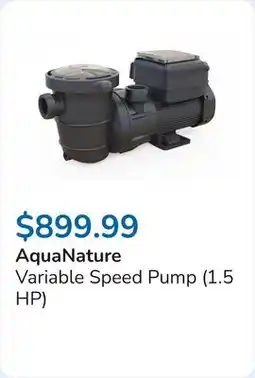 Club Piscine Variable Speed Pump (1.5 HP) offer