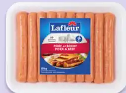 Walmart Lafleur fresh pork and beef breakfast sausages offer