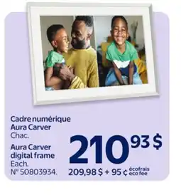 Walmart Aura Carver digital frame offer