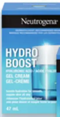 Walmart Neutrogena Hydro Boost facial moisturizers offer