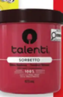 Walmart Talenti gelato or sorbet ice cream tubs offer