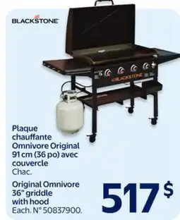 Walmart Original Omnivore 36 griddle with hood offer
