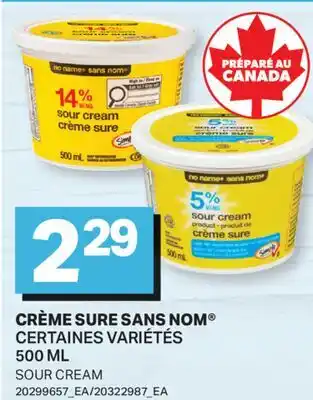 L'Intermarché CRÈME SURE | SOUR CREAM offer