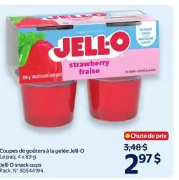 Walmart Jell-O snack cups offer