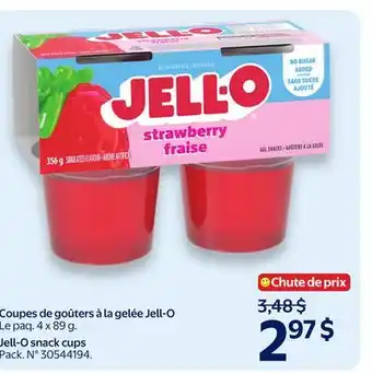 Walmart Jell-O snack cups offer