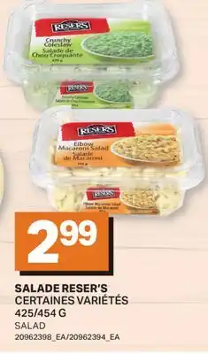 L'Intermarché SALADE RESER'S | SALAD, 425/454 G offer