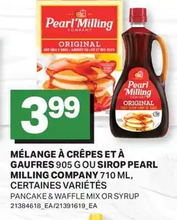 L'Intermarché MÉLANGE À CRÊPES ET À GAUFRES 905 G OU SIROP 710 ML | PANCAKE & WAFFLE MIX OR SYRUP offer