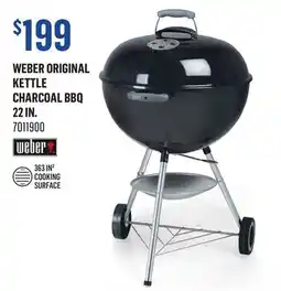 Canac Weber Original Kettle Charcoal BBQ 22 in offer