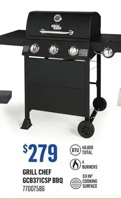 Canac Grill Chef GCB371CSP BBQ offer