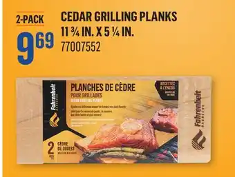 Canac Cedar Grilling Planks offer