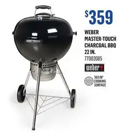 Canac Weber Master-Touch Charcoal BBQ 22 in offer