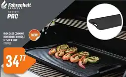 Canac Iron cast Cooking Reversible Griddle 17 7/8 in x 10 in offer