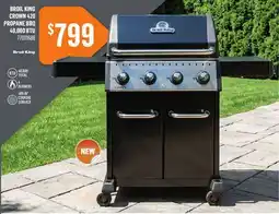 Canac BroilKing Crown420 Propane BBQ 40,000 BTU offer