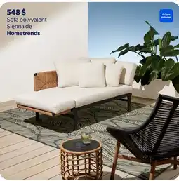 Walmart Sofa polyvalent Sienna de Hometrends offer