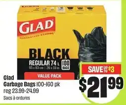 FreshCo Glad Garbage Bags offer