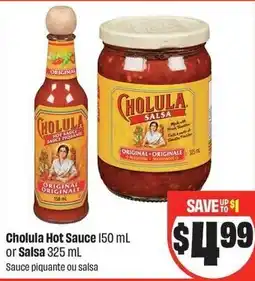 FreshCo Cholula Hot Sauce or salsa offer