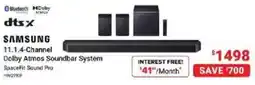 Visions Electronics Samsung 11.1.4-channel dolby atmos soundbar system offer
