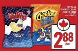 Food Basics Ruffles Potato Chips or Cheetos offer