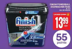 Food Basics FINISH POWERBALL DISHWASHER TABS offer
