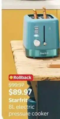 Walmart Starfrit 8L electric pressure cooker offer