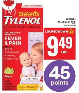 Food Basics Infants Tylenol Drops offer