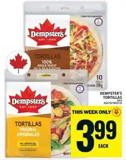 Food Basics Dempster's Tortillas offer
