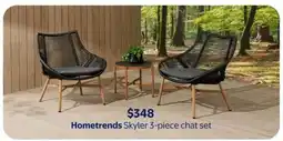 Walmart Hometrends Skyler 3-Piece Chat Set offer