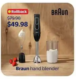 Walmart Braun hand blender offer
