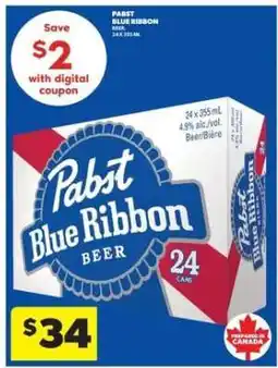 Real Canadian Liquorstore Pabst Blue Ribbon Beer offer