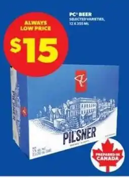 Real Canadian Liquorstore PC Beer Pilsner offer