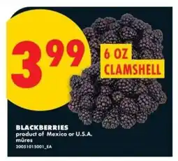 No Frills Blackberries offer