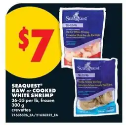 No Frills SEAQUEST RAW or COOKED WHITE SHRIMP offer