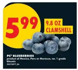 No Frills PC Blueberries offer