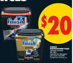 No Frills FINISH DISHWASHER TABS offer